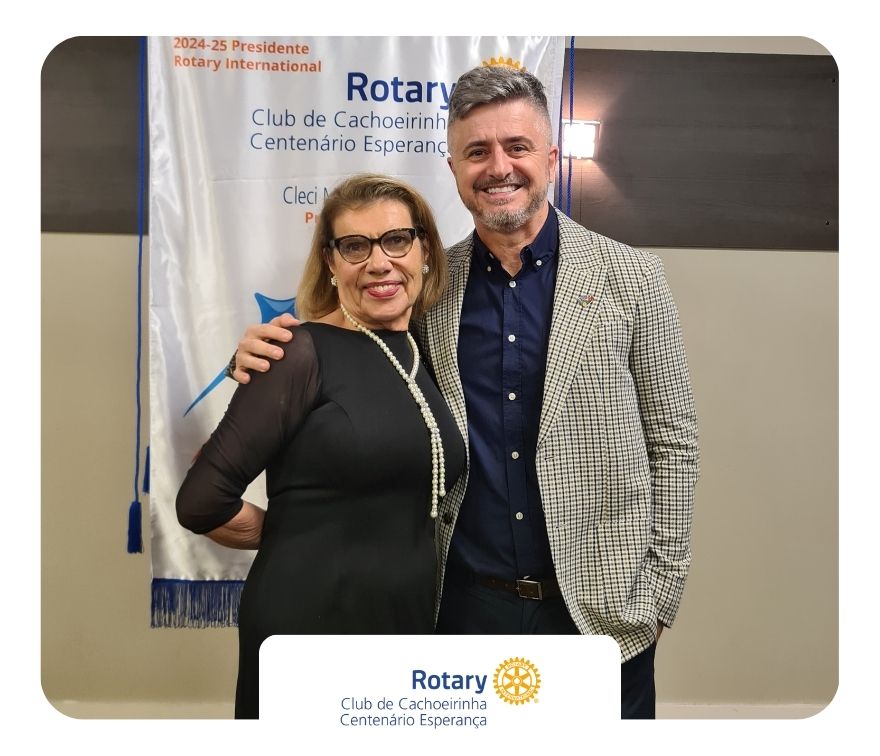 Cerimônia de Transmissão de Cargos, marca Nova Gestão do Rotary Club de Cachoeirinha-RS